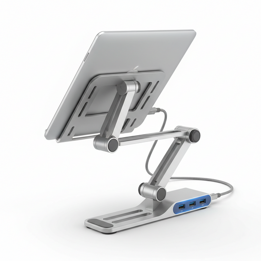 Adjustable Laptop Stand with USB-C Hub